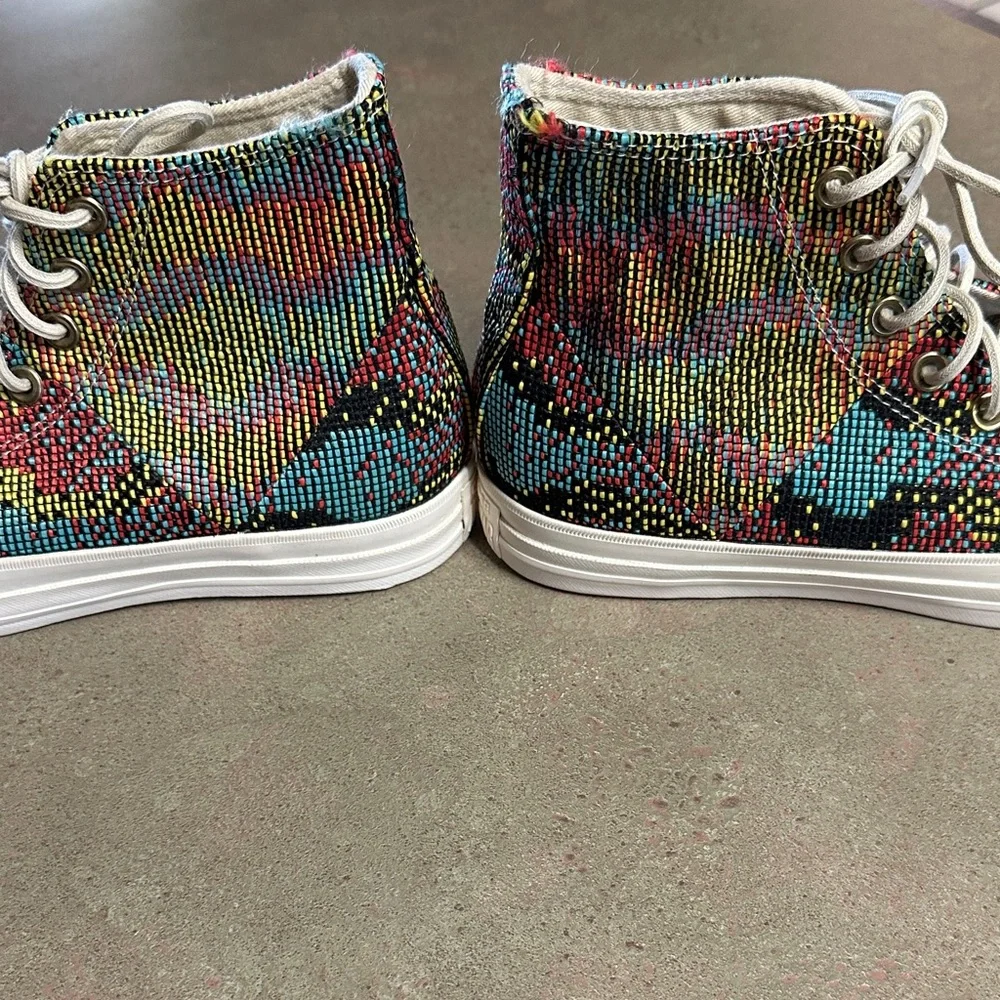 Rare Converse Chuck Taylor All Star Hi Multipanel W Size 10 Embroidered 🆕 - Picture 4 of 13